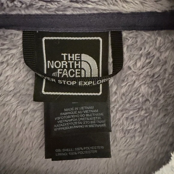 The North Face Women's Light Gray Teddy Jacket - Picture 3 of 5